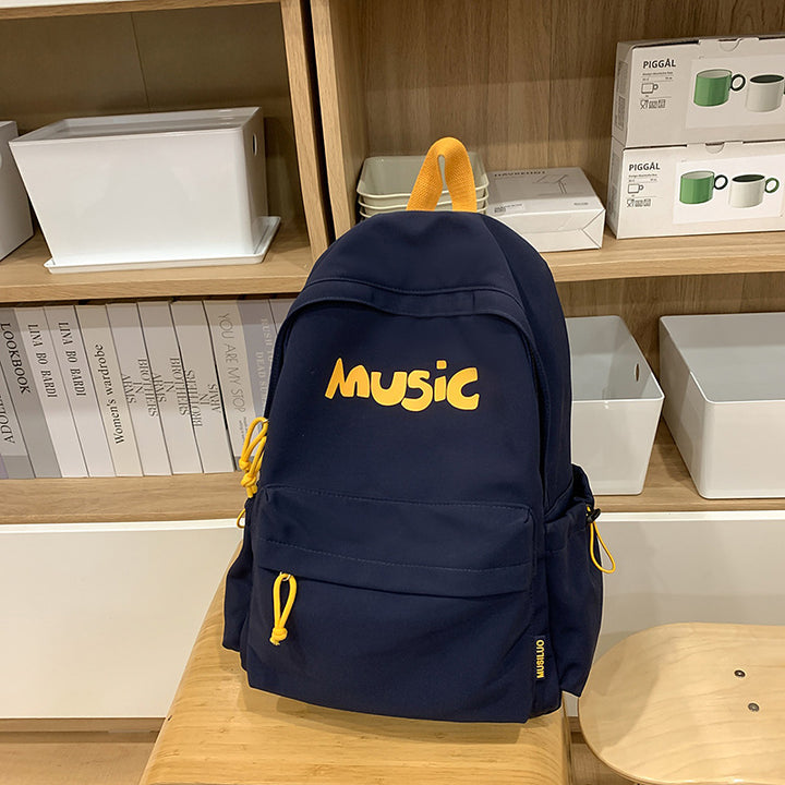 Casual Music-Themed Backpack Stornfield