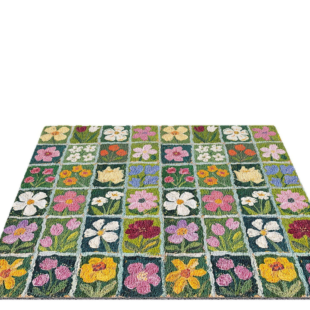 Colorful Floral Patchwork Area Rug Stornfield