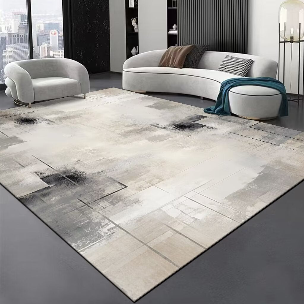 Contemporary Wave Pattern Area Rug Stornfield