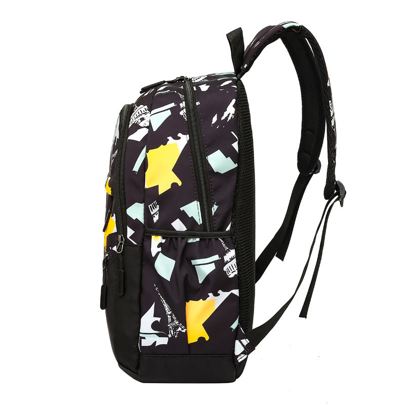School backpack with multiple compartments and matching accessories Stornfield