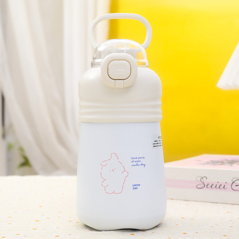 Women Practical Water Bottle with Innovative Push-Button Closure Stornfield