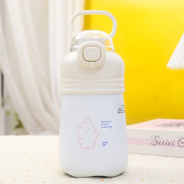 Women Practical Water Bottle with Innovative Push-Button Closure Stornfield