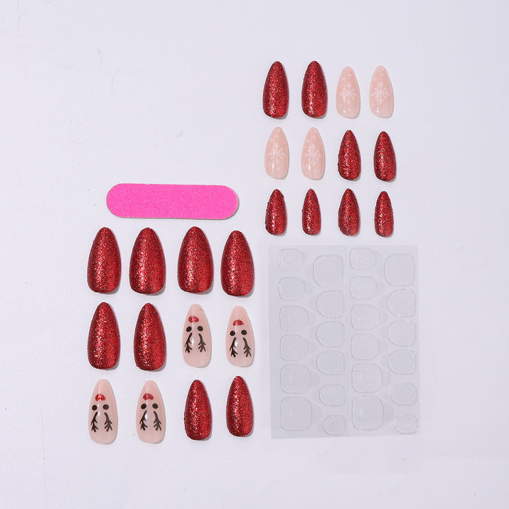 Creative Nail Art Kit with Sparkling Glitter and Festive Designs Stornfield