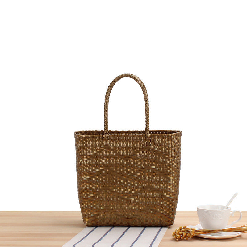 Practical tote bag with wave pattern Stornfield