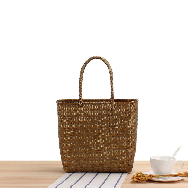 Practical tote bag with wave pattern Stornfield