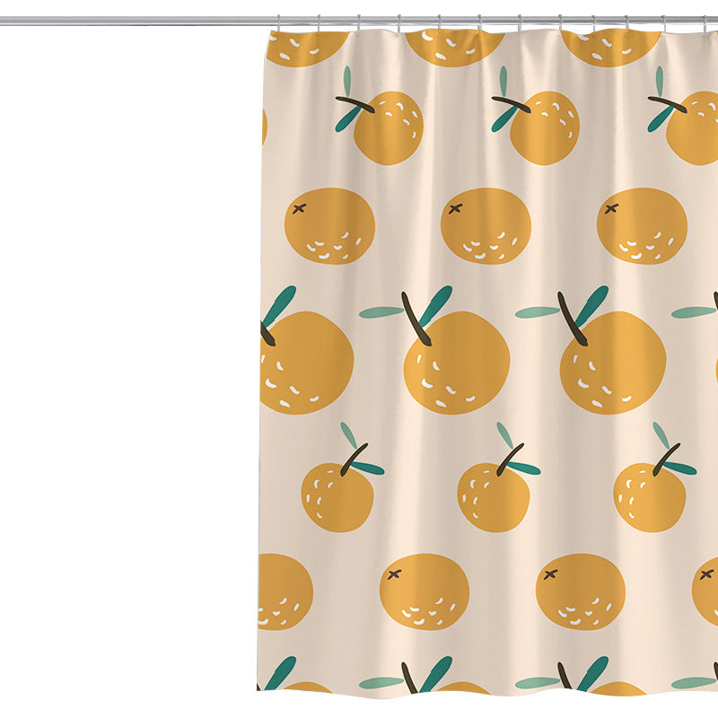 Women's Playful Citrus Print Shower Curtain Stornfield