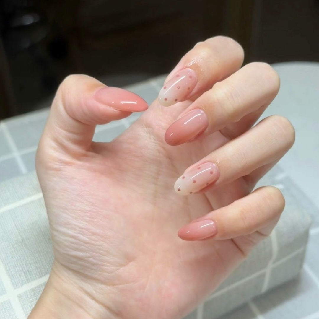 Glossy Ombre Press-On Nail Extensions Stornfield