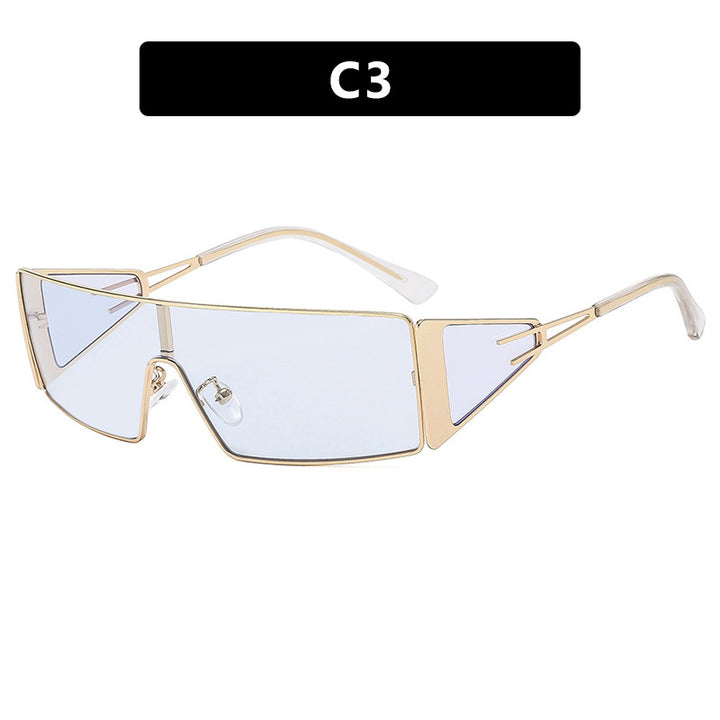 Women geometric sunglasses with futuristic design and durable frame Stornfield
