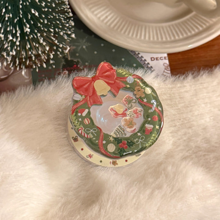 Decorative ceramic coaster in Christmas design Stornfield