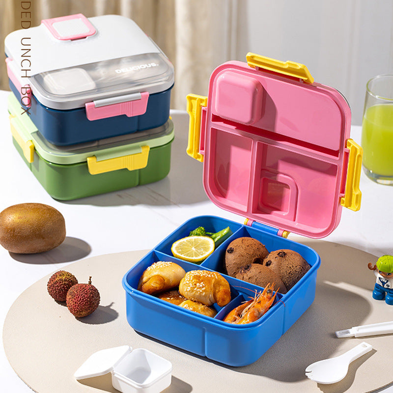 Leak-Resistant Multi-Compartment Bento Box