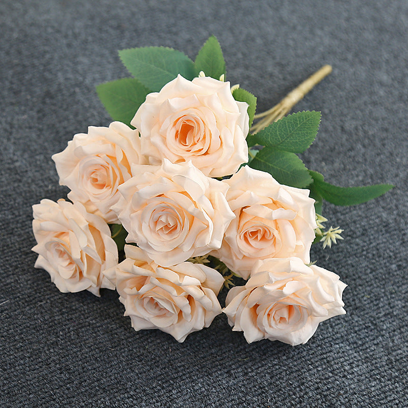 Premium Realistic Artificial Rose Bouquet