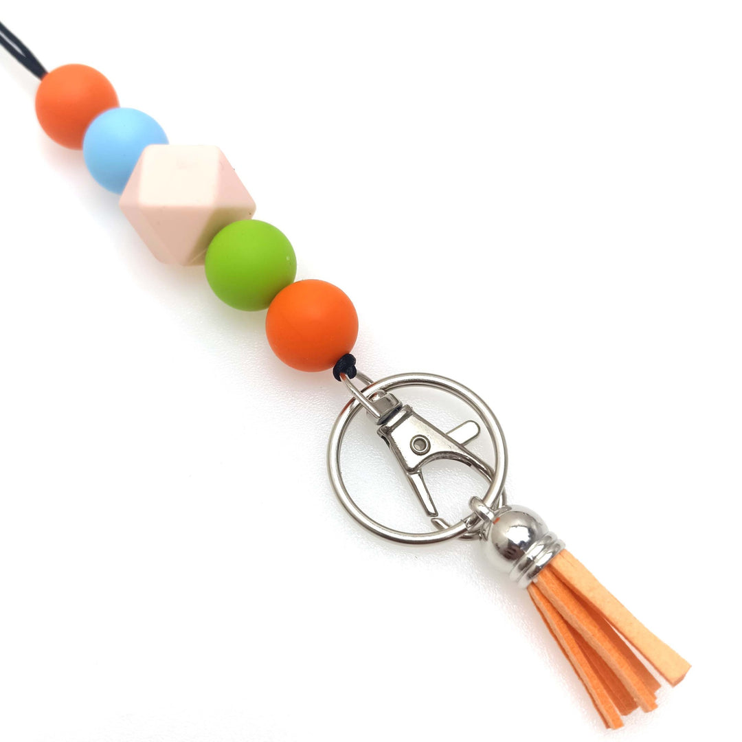 Colorful Beaded Keychain Holder Stornfield