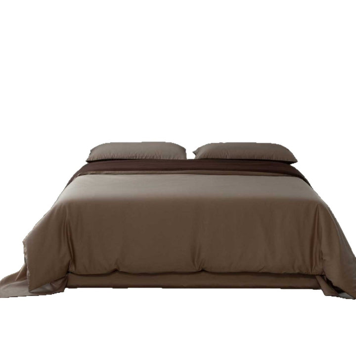 Luxury Reversible Cotton Sateen Duvet Cover Bedding Set