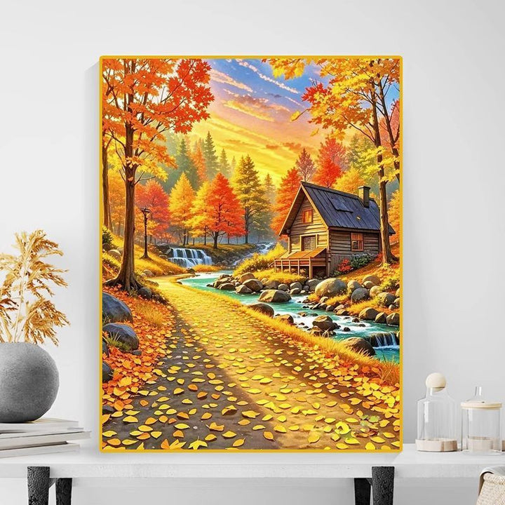 Autumn Landscape Canvas Art Print Stornfield
