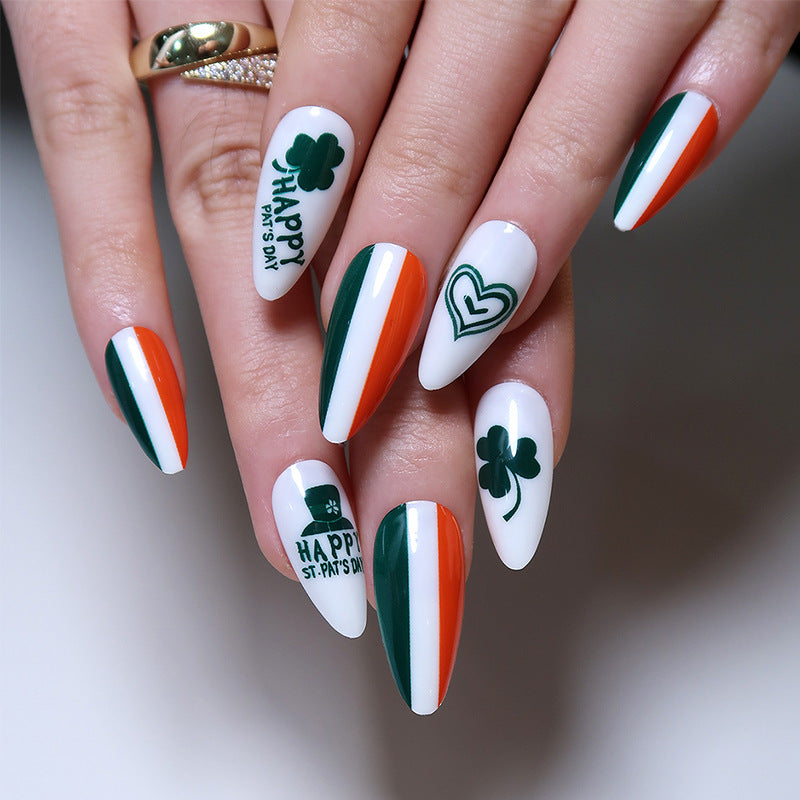 Trendy Nail Art in Irish Style Stornfield