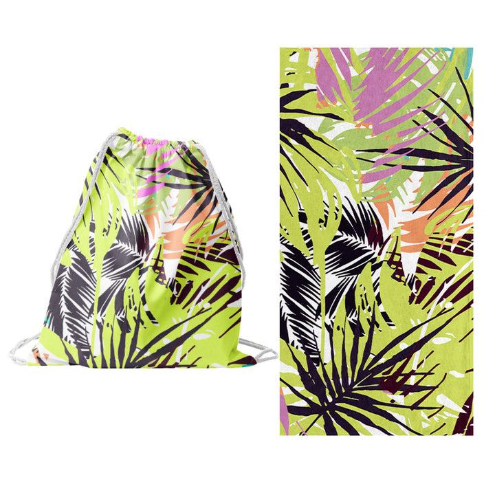 Multifunctional beach set with tote bag and towel Stornfield