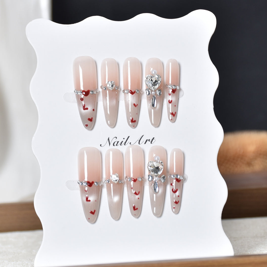 Decorative Press-On Nail Art Set Stornfield