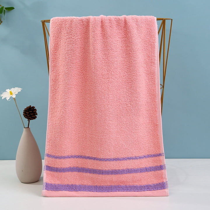 Terry Bath Towel with High-Quality Check Border Stornfield