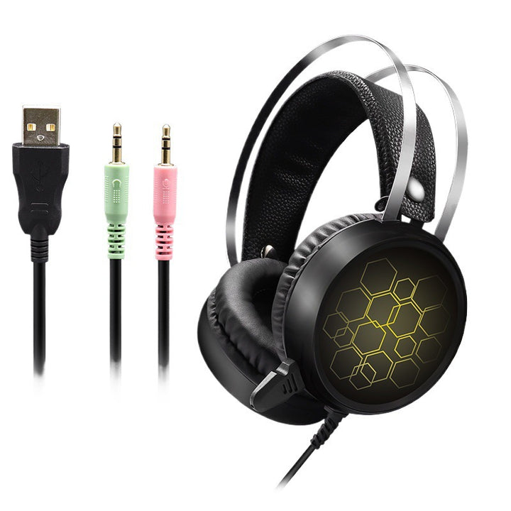 Wired Gaming Headset with Honeycomb Design Stornfield