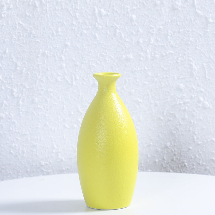 Minimalist Textured Ceramic Flower Vase Stornfeild