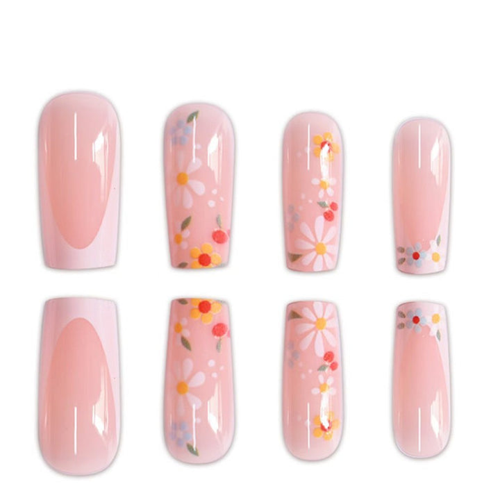 Floral Acrylic Nail Art Stornfield