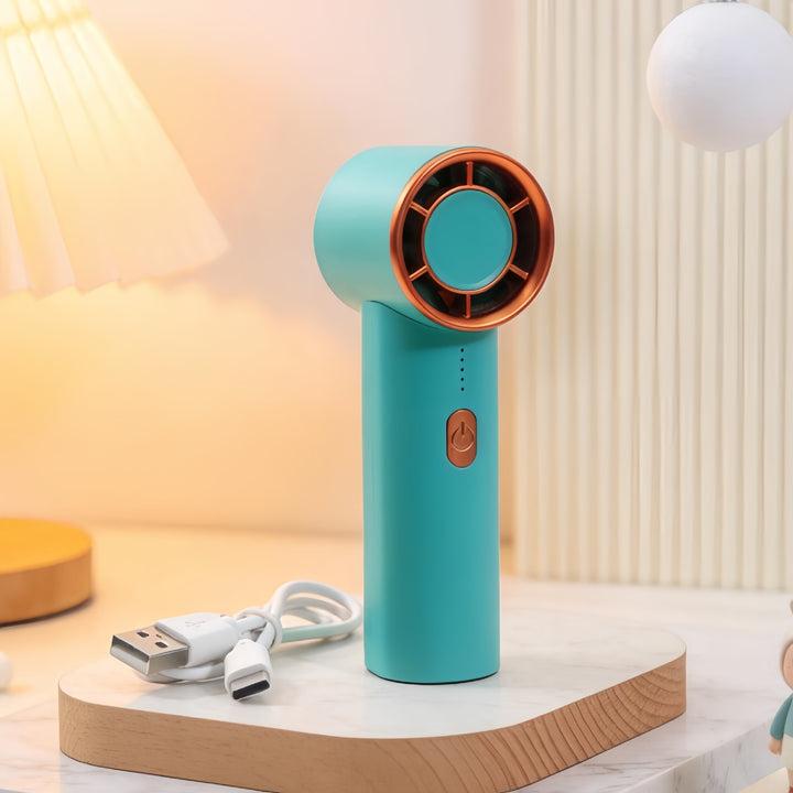 Women's Portable Handheld Fan with USB Charging Function and Flexible Design Stornfield