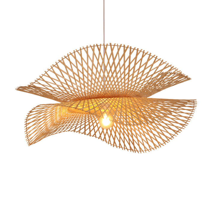 Artistic Wave-Designed Pendant Light