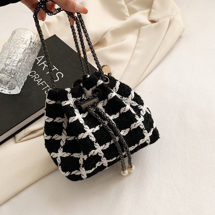 Woven Bucket Handbag