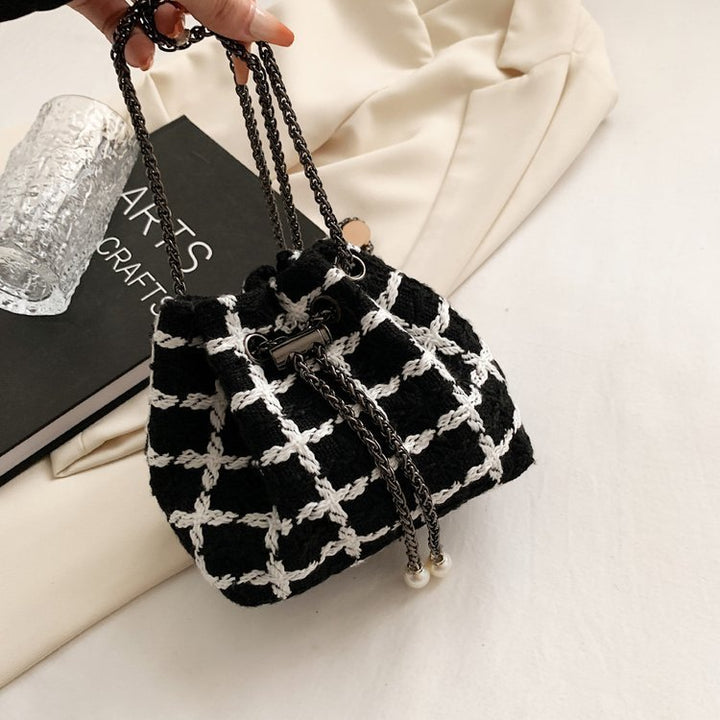 Woven Bucket Handbag