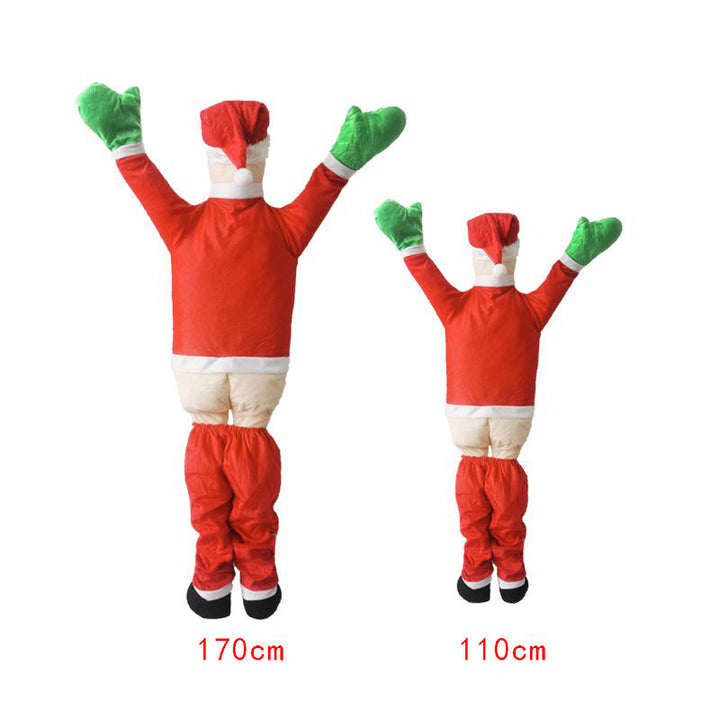 Inflatable Santa Claus with movable arms