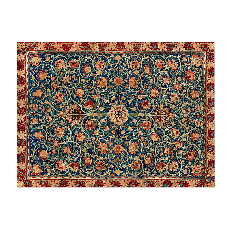 Handwoven-Inspired Oriental Medallion Area Rug