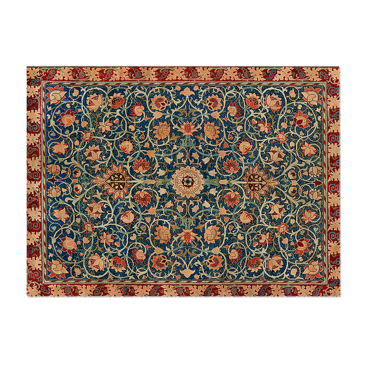 Handwoven-Inspired Oriental Medallion Area Rug
