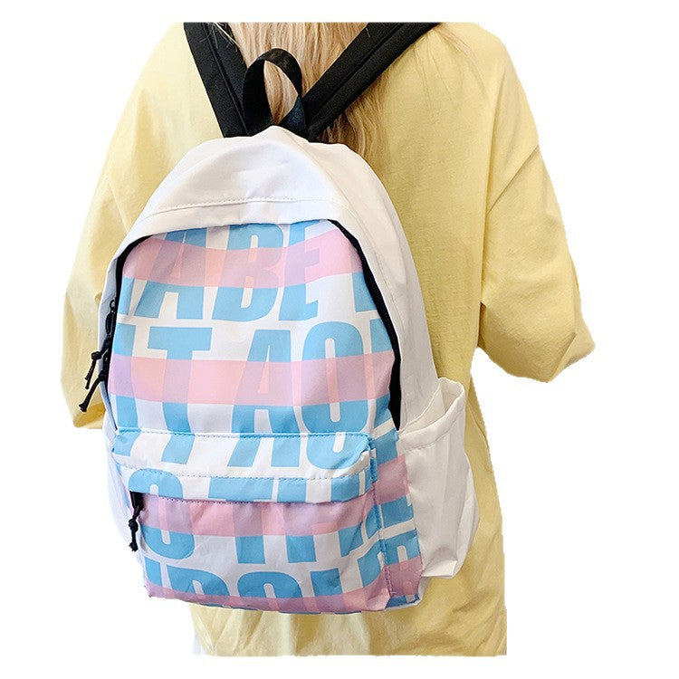 Leisure backpack with eye-catching graphic design and practical compartments Stornfield