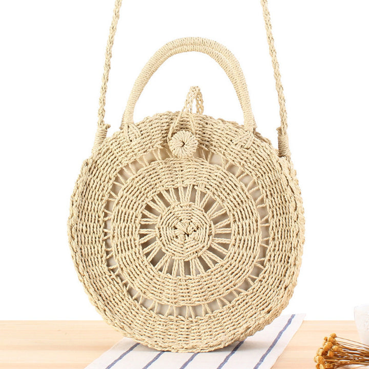 Round Bast Crossbody Bag with Practical Lining Stornfield