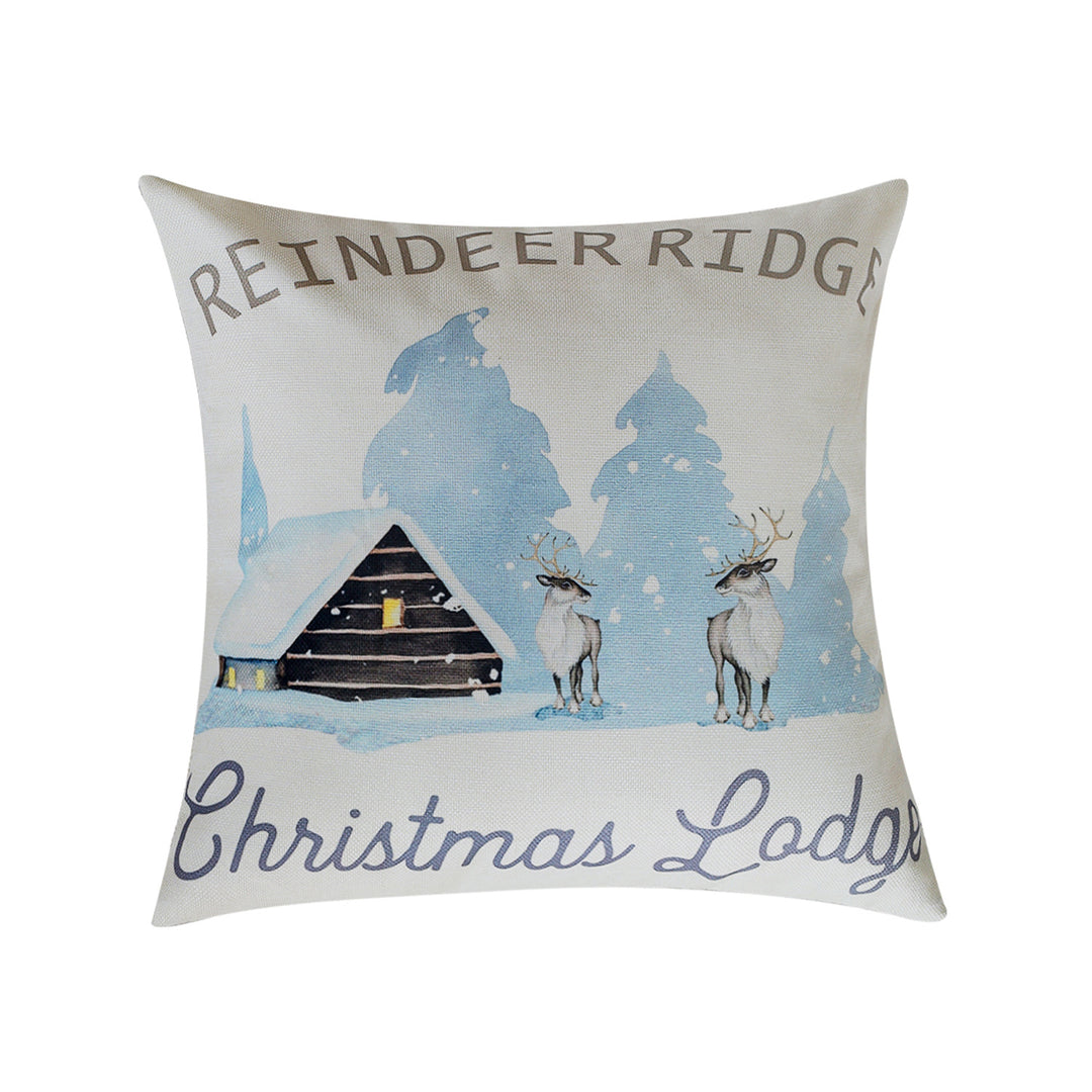 Decorative cushions with festive motif