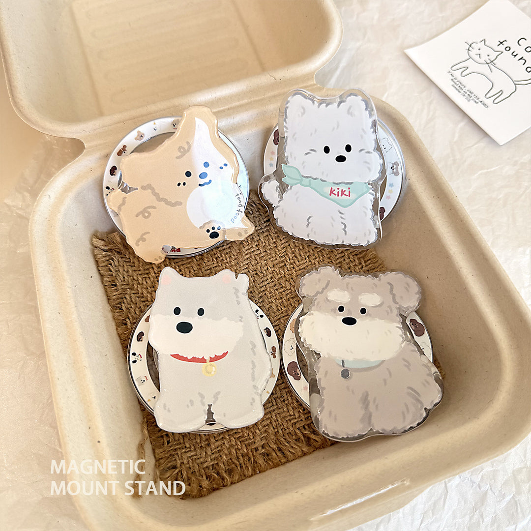 Magnetic smartphone holder in cute dog design Stornfield