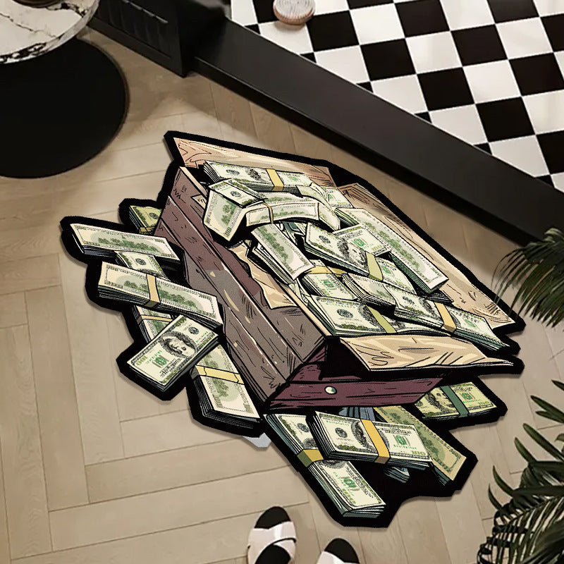Money Roll Decorative Area Mat
