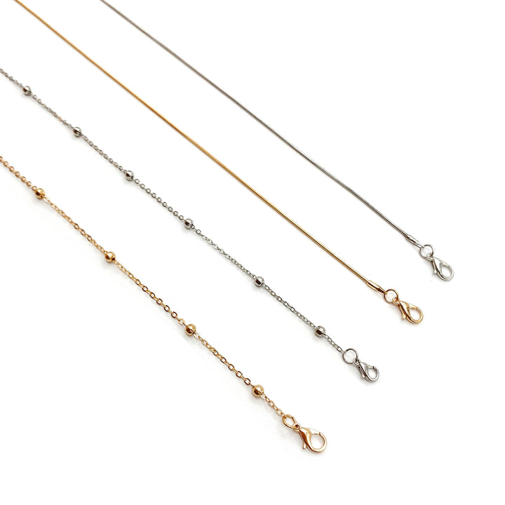 Sleek Metal Chain Eyewear Retainer Stornfield