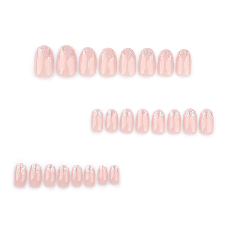 Glittering nail extensions with elegant gradient Stornfield