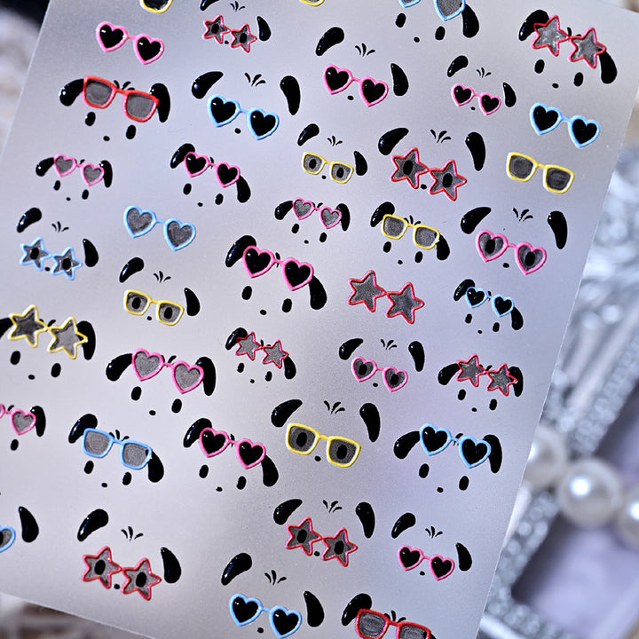 Creative Dog-Themed Nail Art Stickers