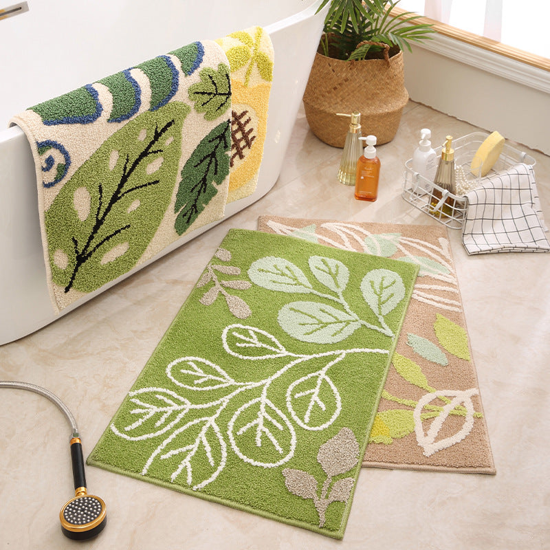 Leaf Pattern Area Rug for Home Decor