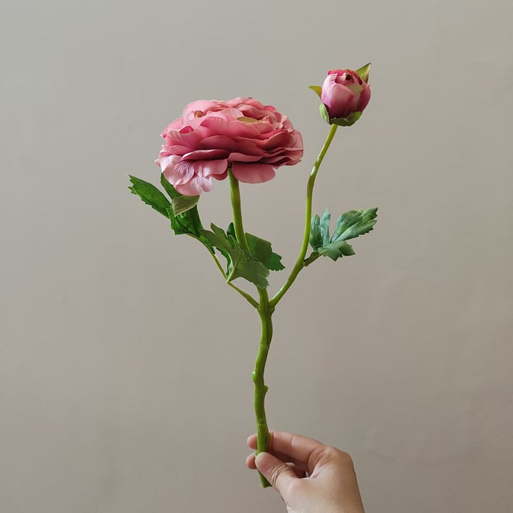 Premium Realistic Garden Rose Stem