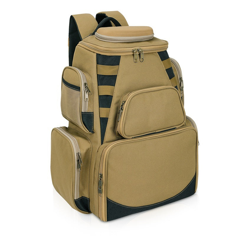 Multi-Compartment Fishing Tackle Backpack Stornfield