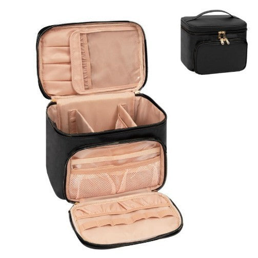 Luxurious Cosmetic Organizer Bag with Separate Compartment System Stornfield