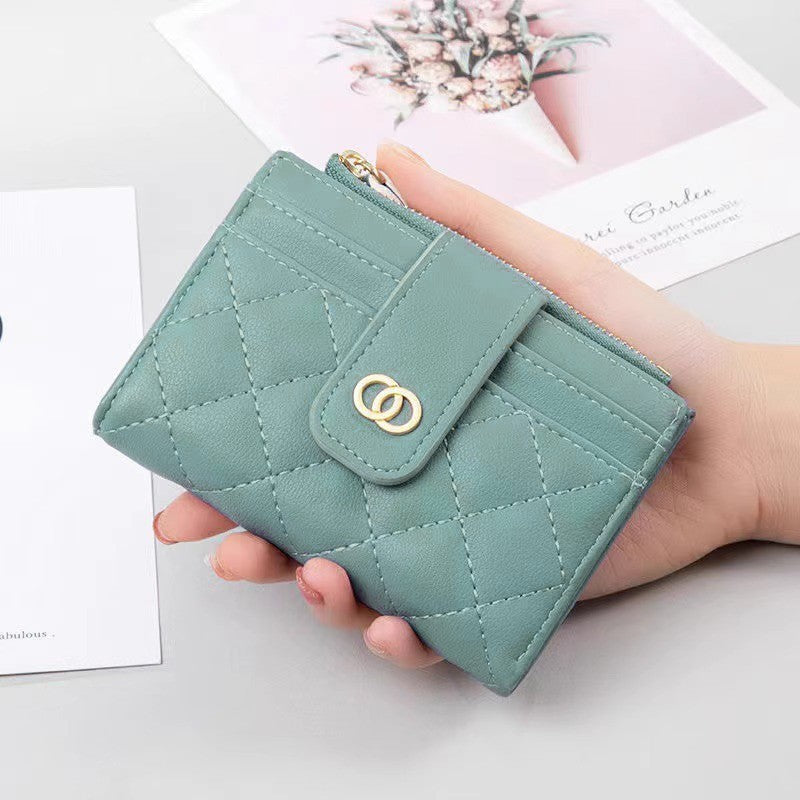 Quilted Mini Cardholder Wallet