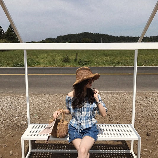 Handcrafted rattan bag with refined details Stornfield
