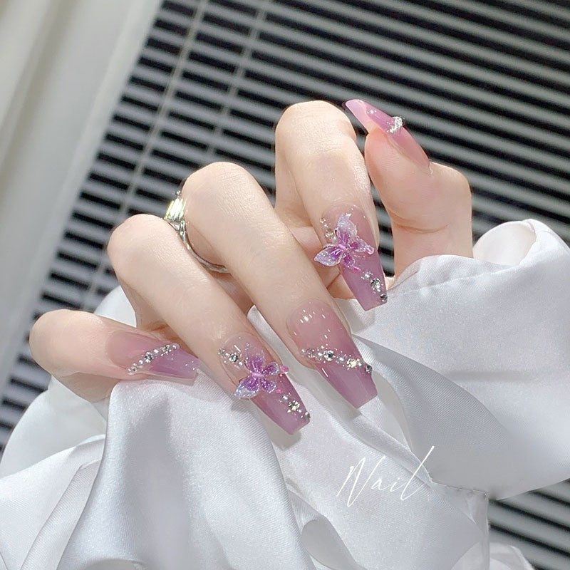 Luxury Glitter Design Artificial Nails Stornfield