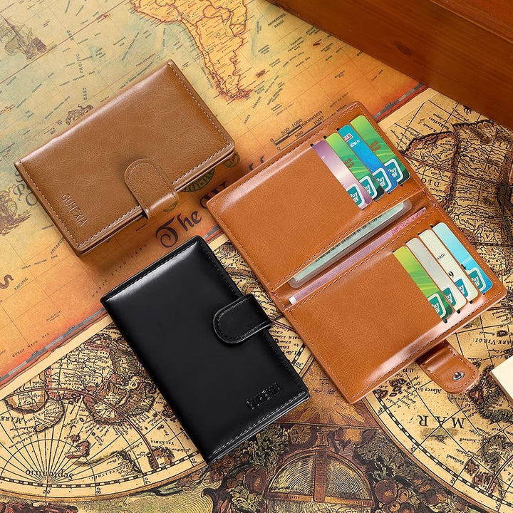 RFID-Blocking Leather Card Holder Stornfield