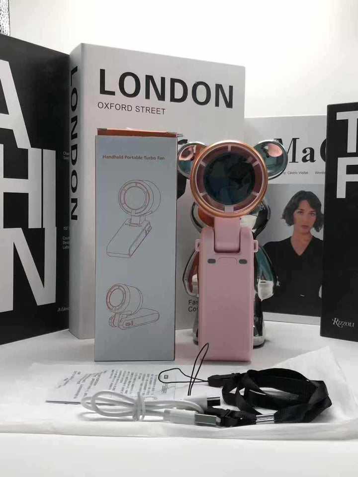 Ladies portable, rechargeable turbofan Stornfield