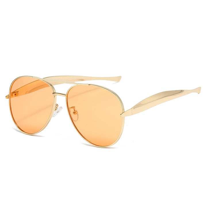 Chic Aviator Sunglasses with Stylish Metal Accents Stornfield